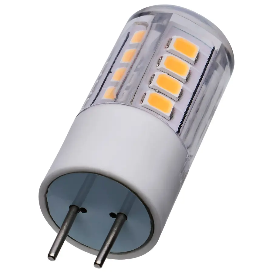 3 Watt T5 LED - Clear Finish - GY6.35 Base - 3000K - 12 Volt - Image 1