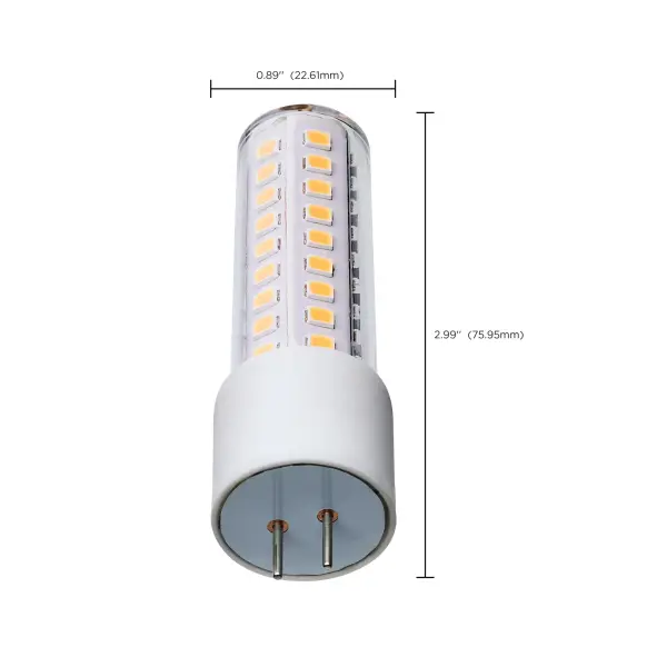 6.5 Watt T6 LED - Clear Finish - GY6.35 Base - 3000K - 12 Volt - Image 8