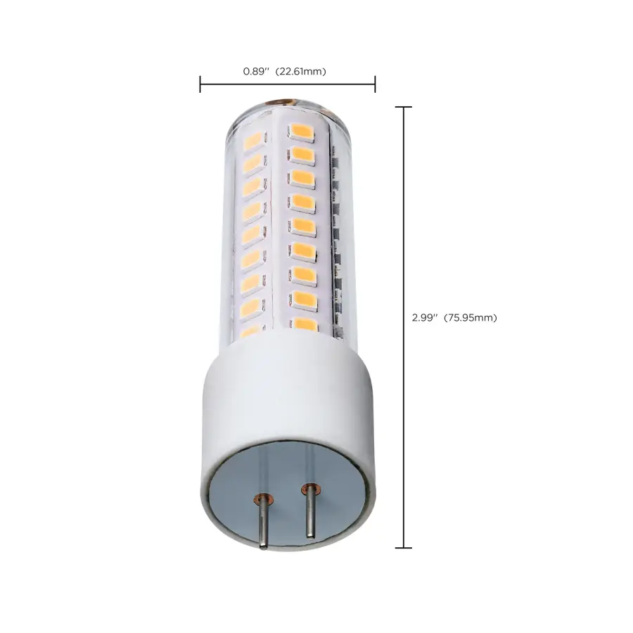 6.5 Watt T6 LED - Clear Finish - GY6.35 Base - 3000K - 12 Volt - Image 8