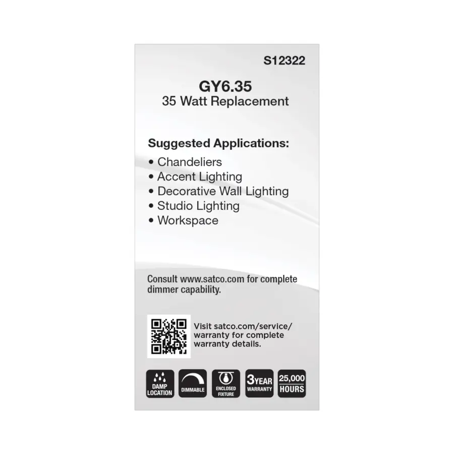 4.5 Watt T6 LED - Clear Finish - GY6.35 Base - 3000K - 120 Volt - Image 4