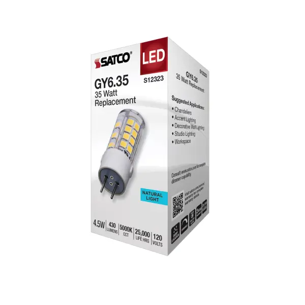 4.5 Watt T6 LED - Clear Finish - GY6.35 Base - 5000K - 120 Volt - Image 7