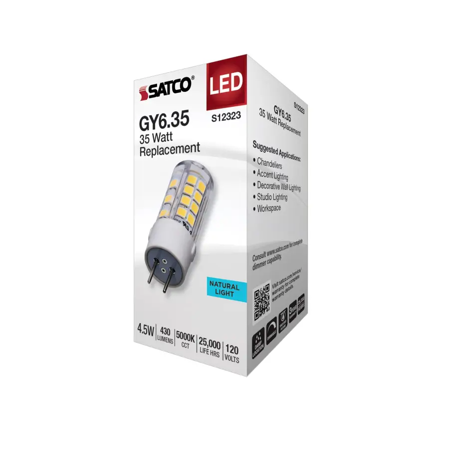 4.5 Watt T6 LED - Clear Finish - GY6.35 Base - 5000K - 120 Volt - Image 7