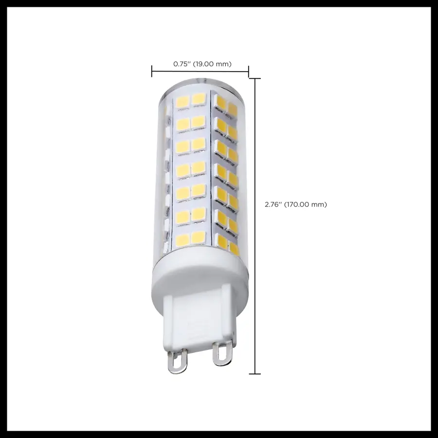 6.5 Watt T6 LED - Clear Finish - G9 Base - 5000K - 120 Volt - Image 8