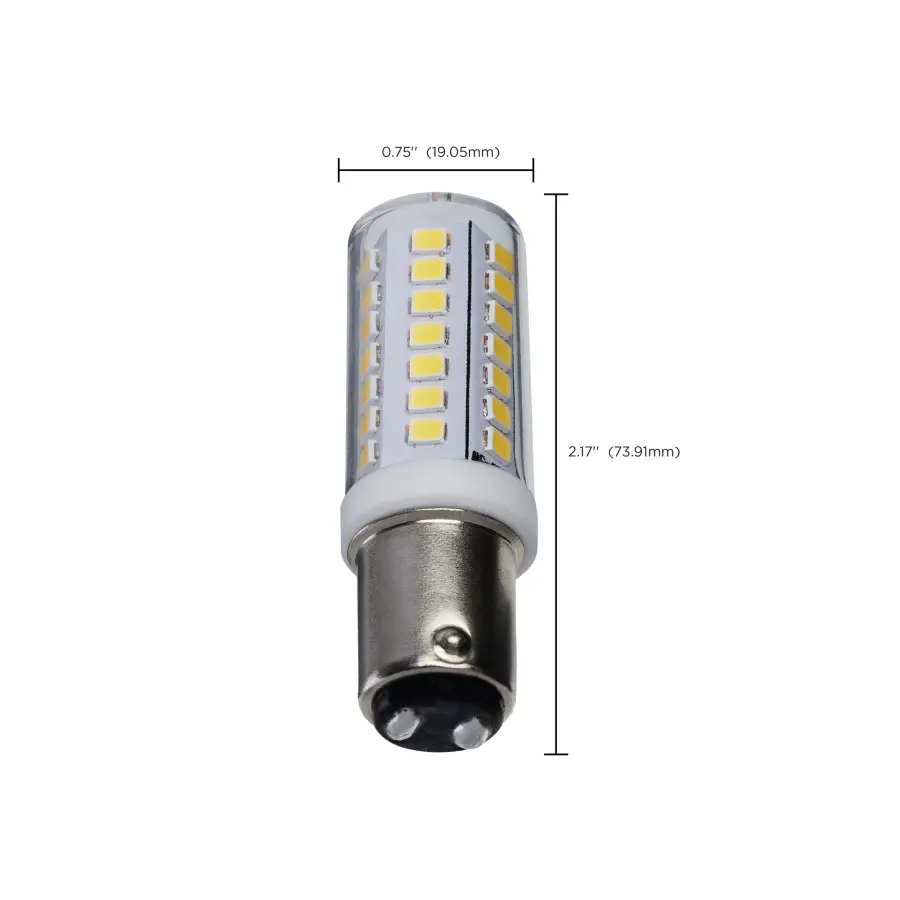 5 Watt T6 LED - Clear Finish - DC Base - 5000K - 120 Volt - Image 8