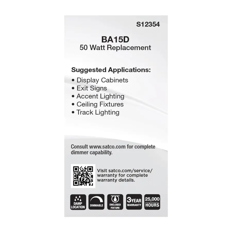 6.5 Watt T6 LED - Clear Finish - DC Base - 3000K - 120 Volt - Image 4