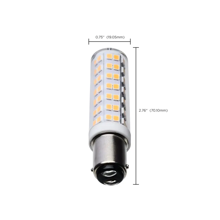 6.5 Watt T6 LED - Clear Finish - DC Base - 3000K - 120 Volt - Image 8