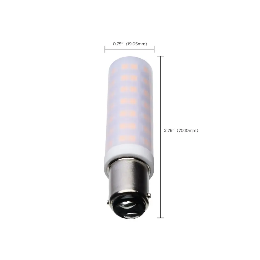 6.5 Watt T6 LED - Frost Finish - DC Base - 3000K - 120 Volt - Image 8