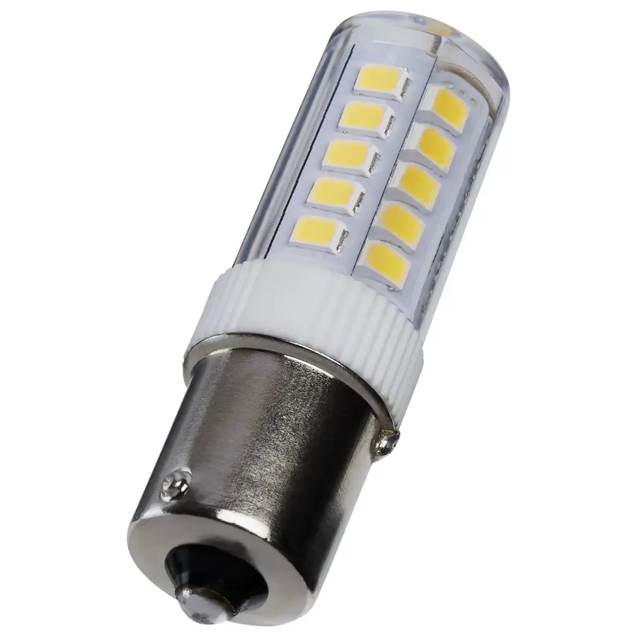 4.5 Watt T6 LED - Clear Finish - BA15s Base - 3000K - 12 Volt - Image 1