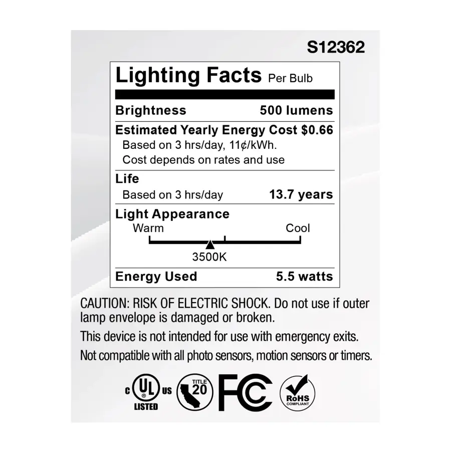 5.5 Watt MR16 LED Spotlight - 3500K CCT - GU5.3 Base - 12 Volt - Image 6