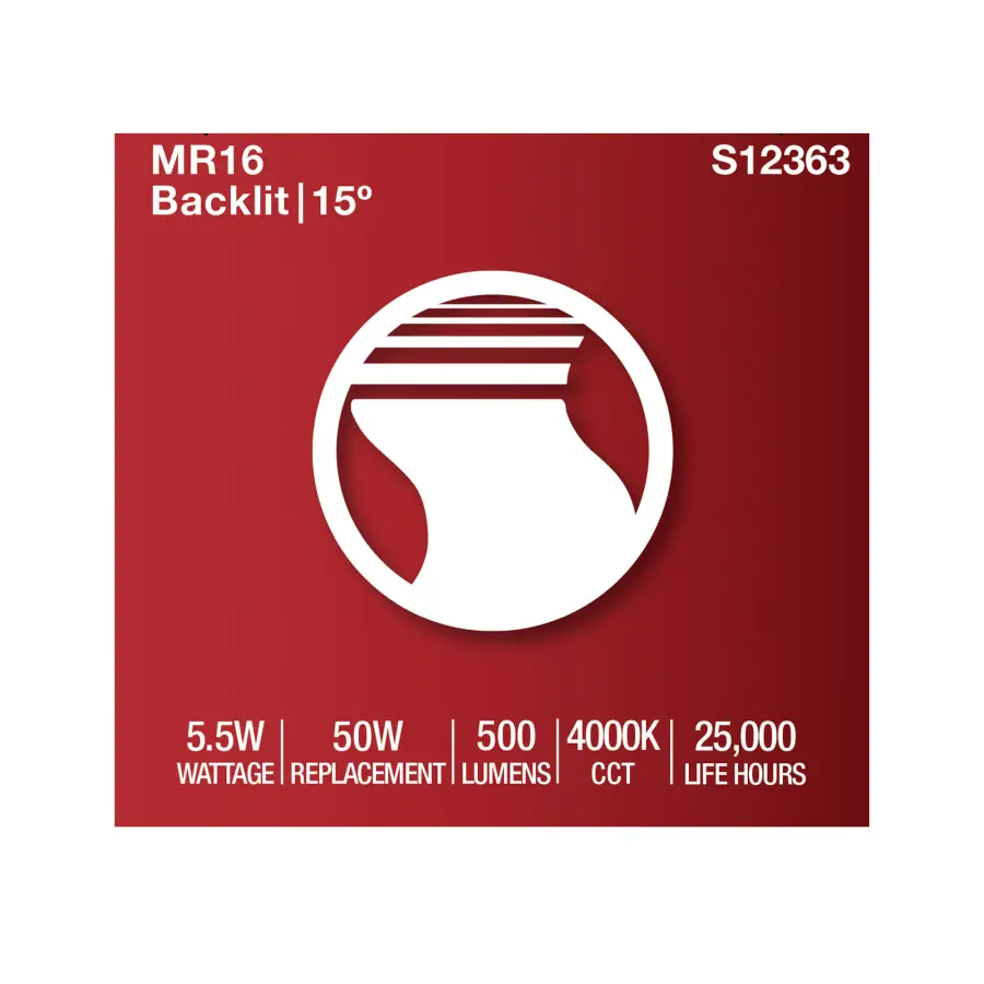 5.5 Watt MR16 LED Spotlight - 4000K CCT - GU5.3 Base - 12 Volt - Image 7