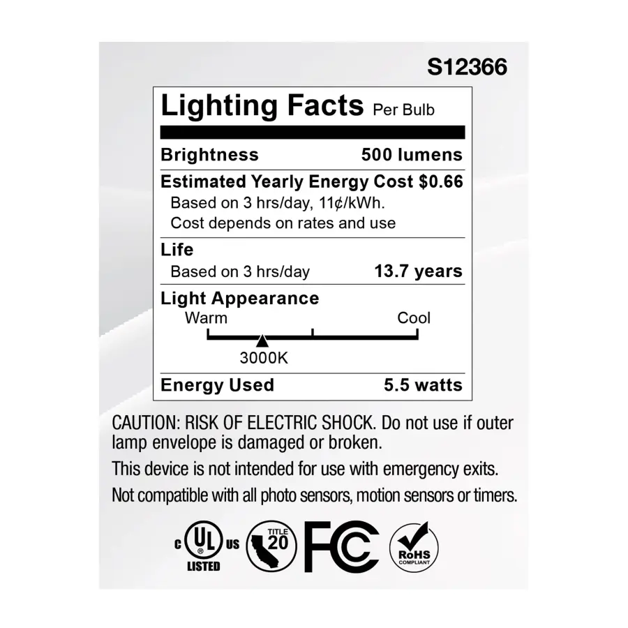 5.5 Watt MR16 LED Floodlight - 3000K CCT - GU5.3 Base - 12 Volt - Image 6