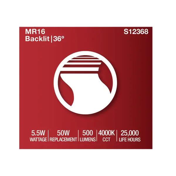 5.5 Watt MR16 LED Floodlight - 4000K CCT - GU5.3 Base - 12 Volt - Image 7