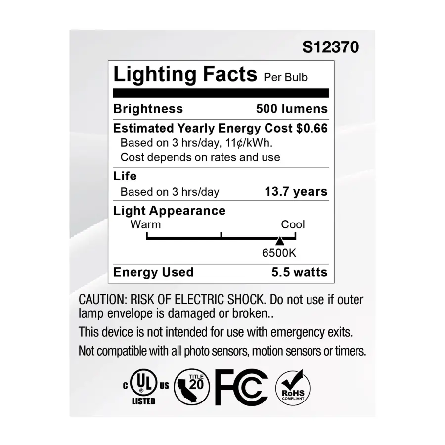 5.5 Watt MR16 LED Floodlight - 6500K CCT - GU5.3 Base - 12 Volt - Image 6