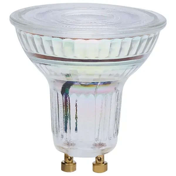 SATCO MR16 lamps are available with GU5.3 and GU10 bases, for versatile lighting solutions in 12V and 120V applications. These lamps are offered in a wide range of color temperatures, from a warm 2700K, to a bright 6500K, and provide high color accuracy with a 90 CRI rating. Dimmable for customizable lighting, they are also damp location rated, and suitable for use in enclosed fixtures. Perfect for a variety of residential and commercial applications, SATCO MR16 lamps combine efficiency, durability, and high-quality lighting. - alternate view