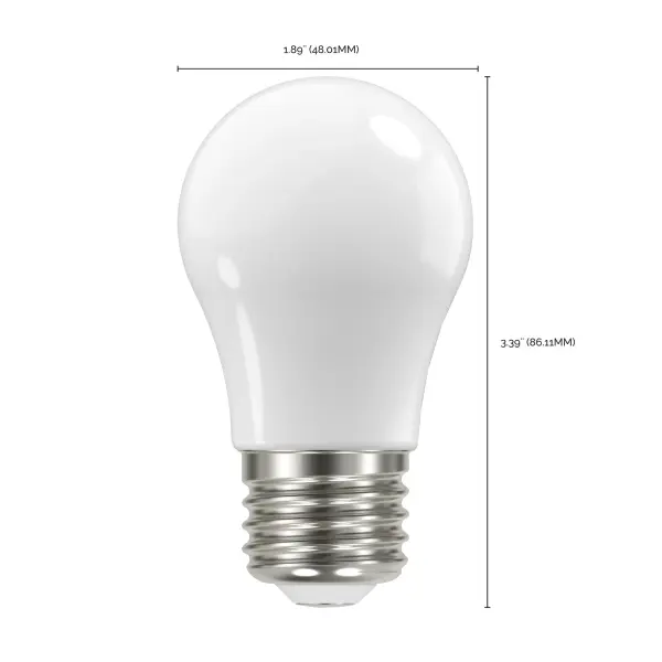 5 Watt A15 LED Filament - Soft White - 2700K - Medium base - 90 CRI - 120 Volt - Image 6