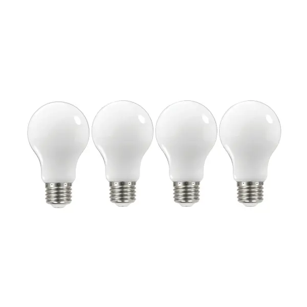 Satco's 11-watt LED lamp is traditional, yet contemporary with its sleek finish and energy saving LED technology. Elegantly illuminate any room in the house with this 4 pack of dimmable bulbs. Sophisticated and modern, this lamp delivers 15,000 hours of soft white light. - alternate view
