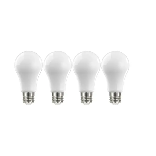 Satco's 13.5-watt LED lamp is traditional, yet contemporary with its sleek finish and energy saving LED technology. Elegantly illuminate any room in the house with this 4 pack of dimmable bulbs. Sophisticated and modern, this lamp delivers 15,000 hours of warm white light. - alternate view