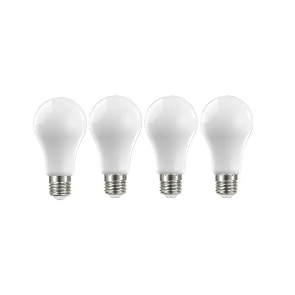 Satco's 13.5-watt LED lamp is traditional, yet contemporary with its sleek finish and energy saving LED technology. Elegantly illuminate any room in the house with this 4 pack of dimmable bulbs. Sophisticated and modern, this lamp delivers 15,000 hours of soft white light. - alternate view