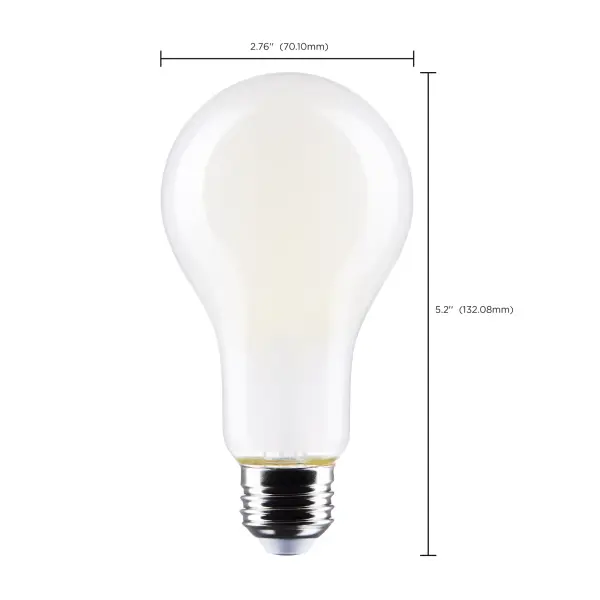 18.5 Watt - A21 LED - Frost Finish - Medium base - 5000K - 120 Volt - Image 10