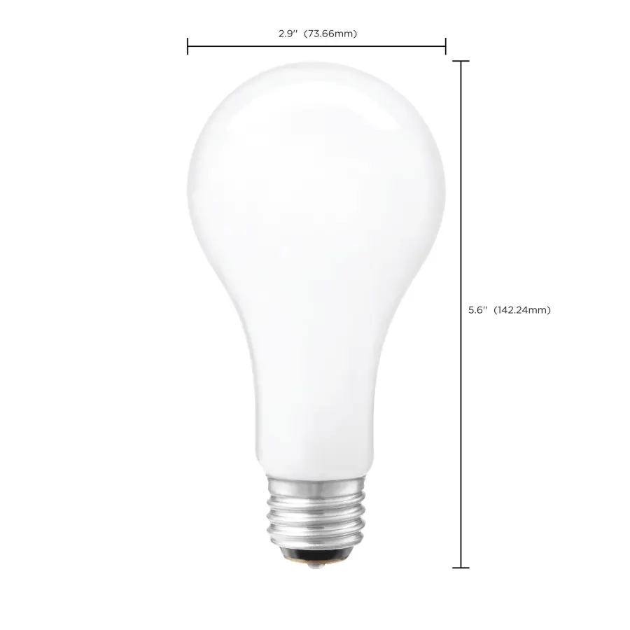 21 Watt - A23 LED - Frost Finish - Medium base - 3000K - 120 Volt - Image 8