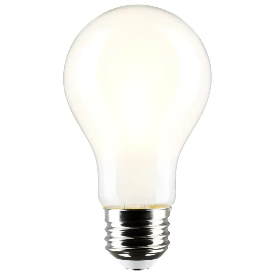 8 Watt A19 LED Filament - Soft White - 3000K - Medium Base - 120 Volt - 4-Pack - Image 2