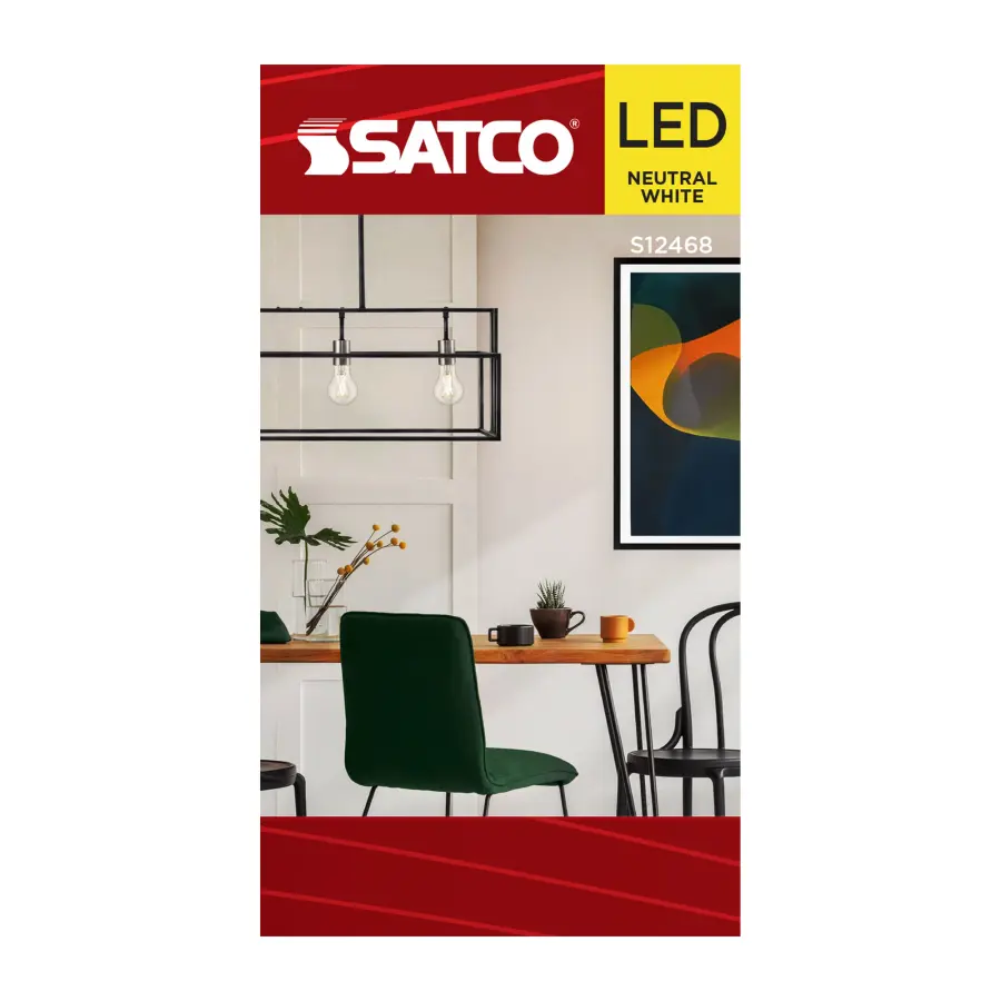 5 Watt A19 LED - Medium Base - Clear - 3500K CCT - 120 Volt - Image 4