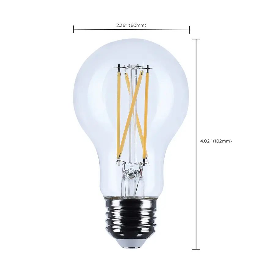 5 Watt A19 LED - Medium Base - Clear - 3500K CCT - 120 Volt - Image 9