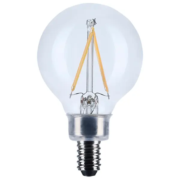 Satco's 3-watt LED lamp is traditional, yet contemporary with its vintage style and energy-saving LED technology. Elegantly illuminate any room in the house with this dimmable, globe-shaped bulb. Sophisticated and modern, this lamp delivers 15,000 hours of warm white light.
