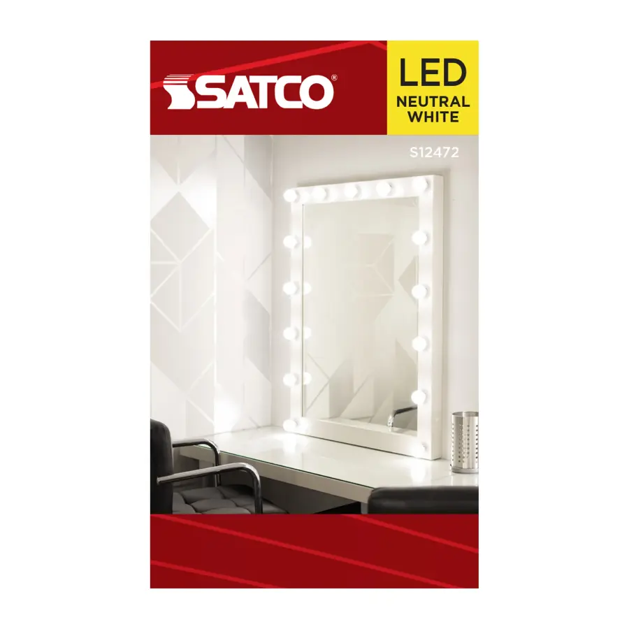 4 Watt G16.5 LED - Candelabra Base - Clear - 3500K CCT - 120 Volt - Image 3