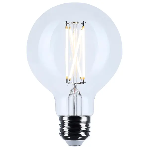 Satco's 4.5-watt LED lamp is traditional, yet contemporary with its vintage style and energy saving LED technology. Elegantly illuminate any room in the house with this dimmable, globe shaped bulb. Sophisticated and modern, this lamp delivers 15,000 hours of warm white light. - alternate view