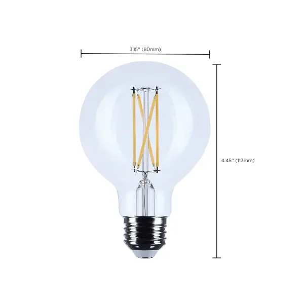 4.5 Watt G25 LED - Medium Base - Clear - 3500K CCT - 120 Volt - Image 9
