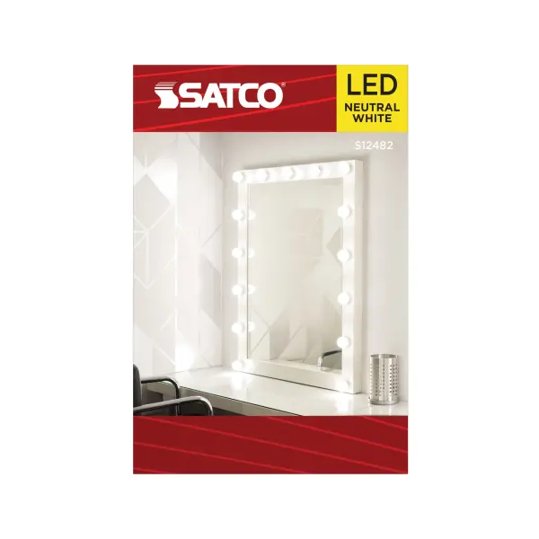 6 Watt G25 LED - Medium Base - Clear - 3500K CCT - 120 Volt - Image 3