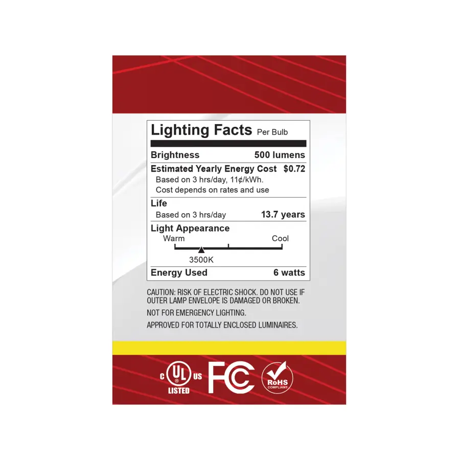 6 Watt G25 LED - Medium Base - White Finish - 3500K CCT - 120 Volt - Image 6