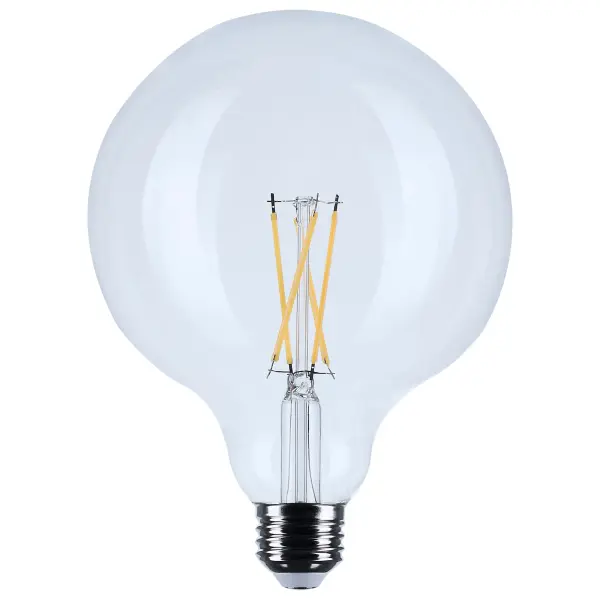 Satco's 6-watt LED lamp is traditional, yet contemporary with its vintage style and energy saving LED technology. Elegantly illuminate any room in the house with this dimmable, globe shaped bulb. Sophisticated and modern, this lamp delivers 15,000 hours of cool white light.