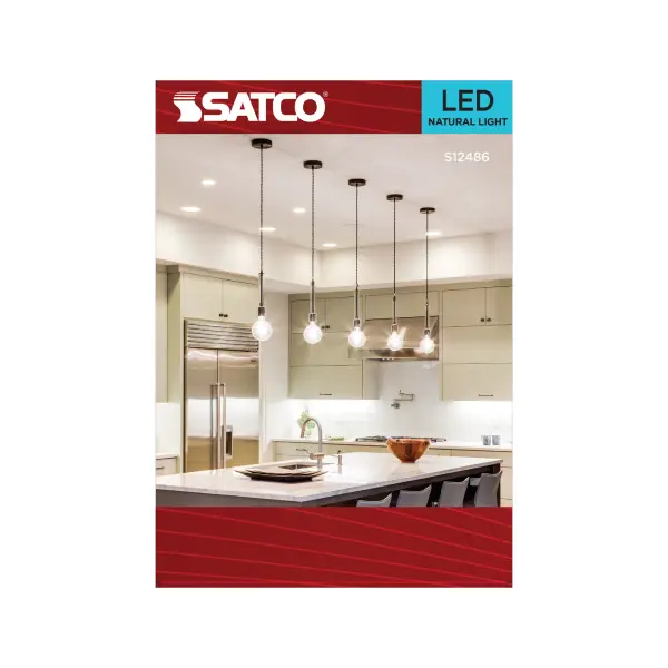 6 Watt G40 LED - Medium Base - Clear - 5000K CCT - 120 Volt - Image 3