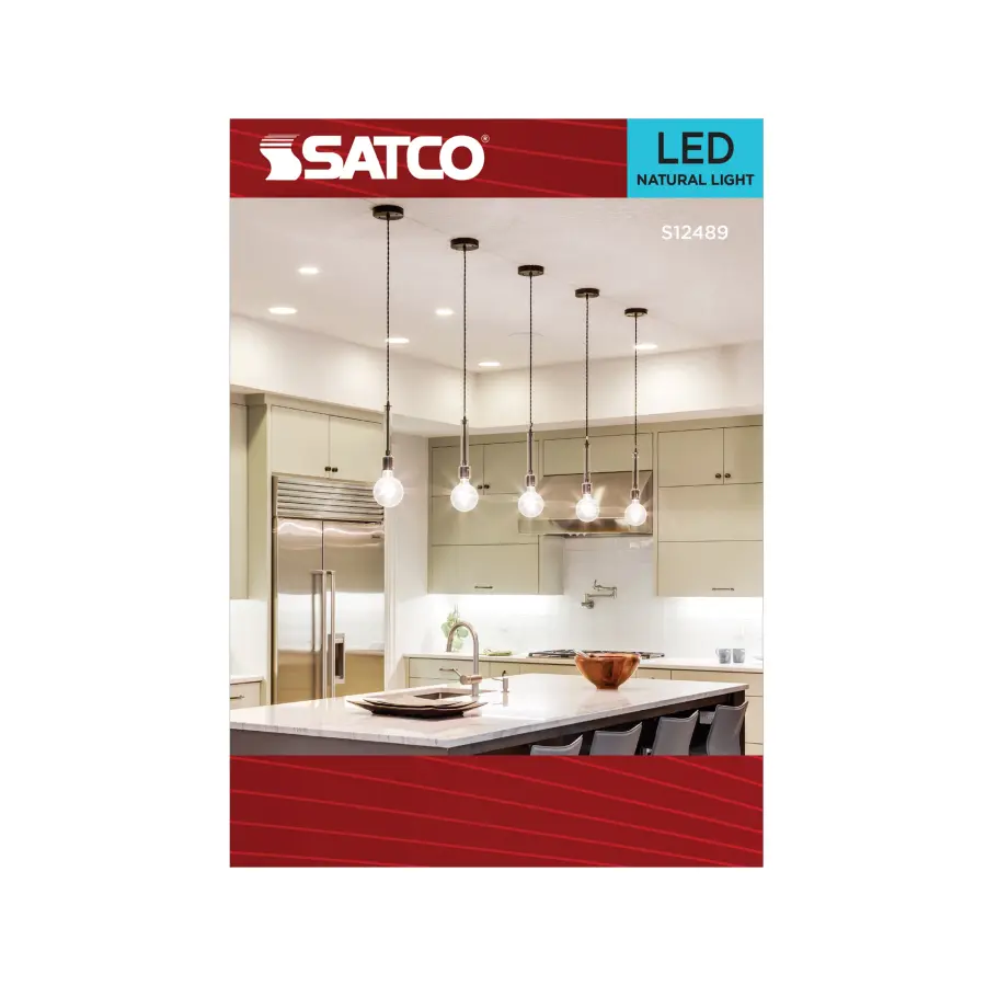 8 Watt G40 LED - Medium Base - Clear - 5000K CCT - 120 Volt - Image 4