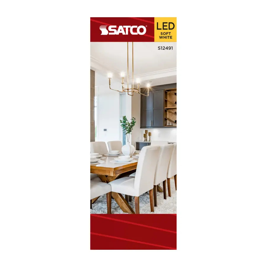 3 Watt B11 LED - Candelabra Base - Frost Finish - 3000K CCT - 120 Volt - Image 4