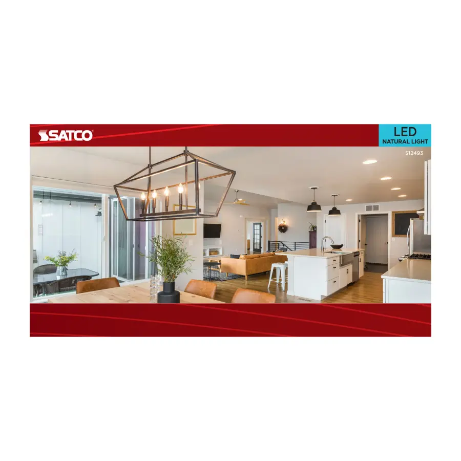 4 Watt B11 LED - Candelabra Base - Clear - 5000K CCT - 120 Volt - 10-pk - Image 4