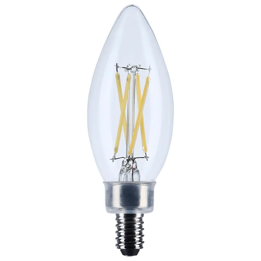 5.5 Watt B11 LED - Candelabra Base - Clear - 5000K CCT - 120 Volt - 10-pk - Image 1