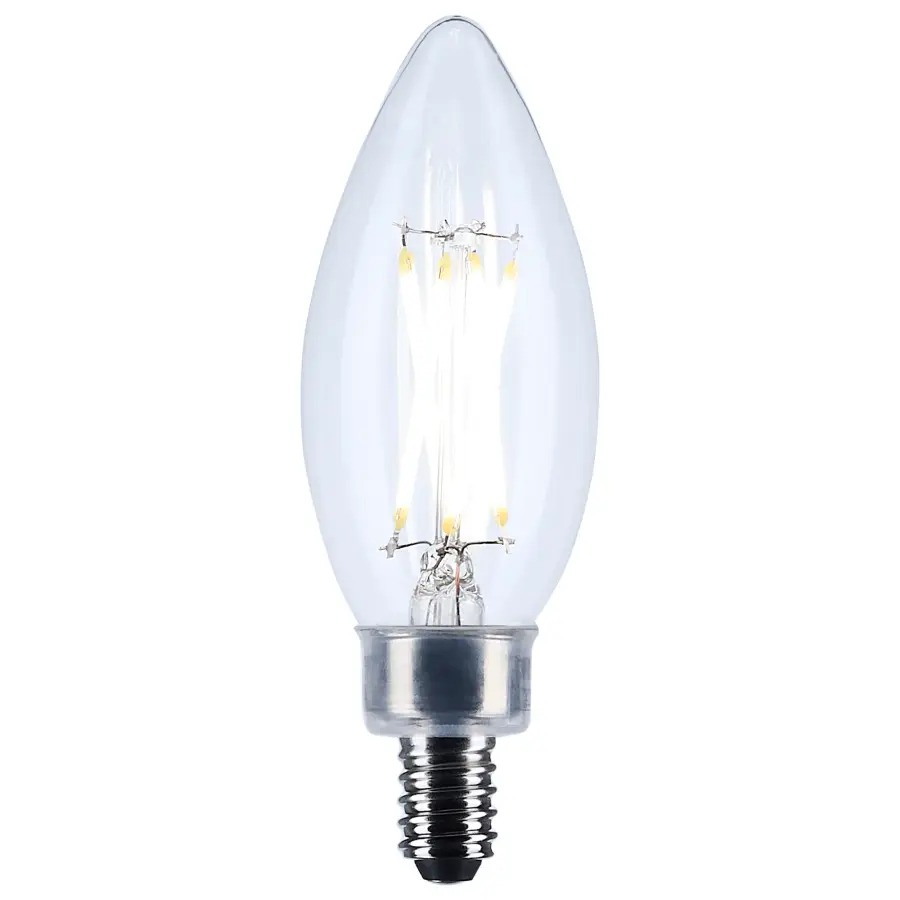 5.5 Watt B11 LED - Candelabra Base - Clear - 5000K CCT - 120 Volt - 10-pk - Image 2