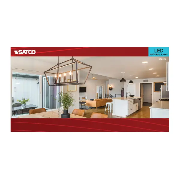 5.5 Watt B11 LED - Candelabra Base - Clear - 5000K CCT - 120 Volt - 10-pk - Image 5