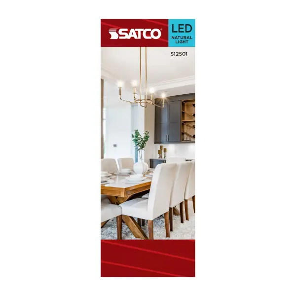 4 Watt B11 LED - Medium Base - Clear - 5000K CCT - 120 Volt - Image 3