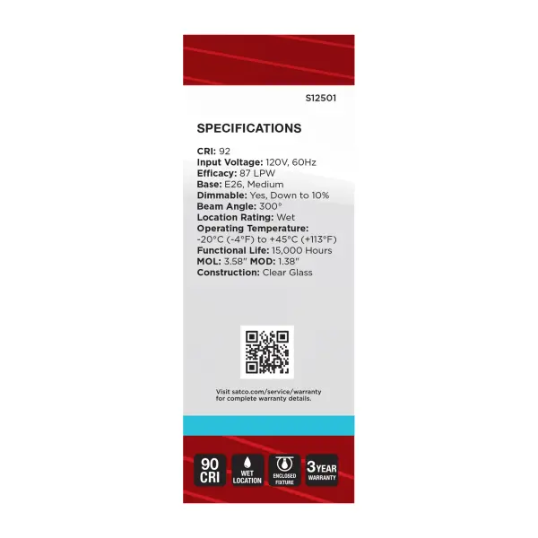 4 Watt B11 LED - Medium Base - Clear - 5000K CCT - 120 Volt - Image 4