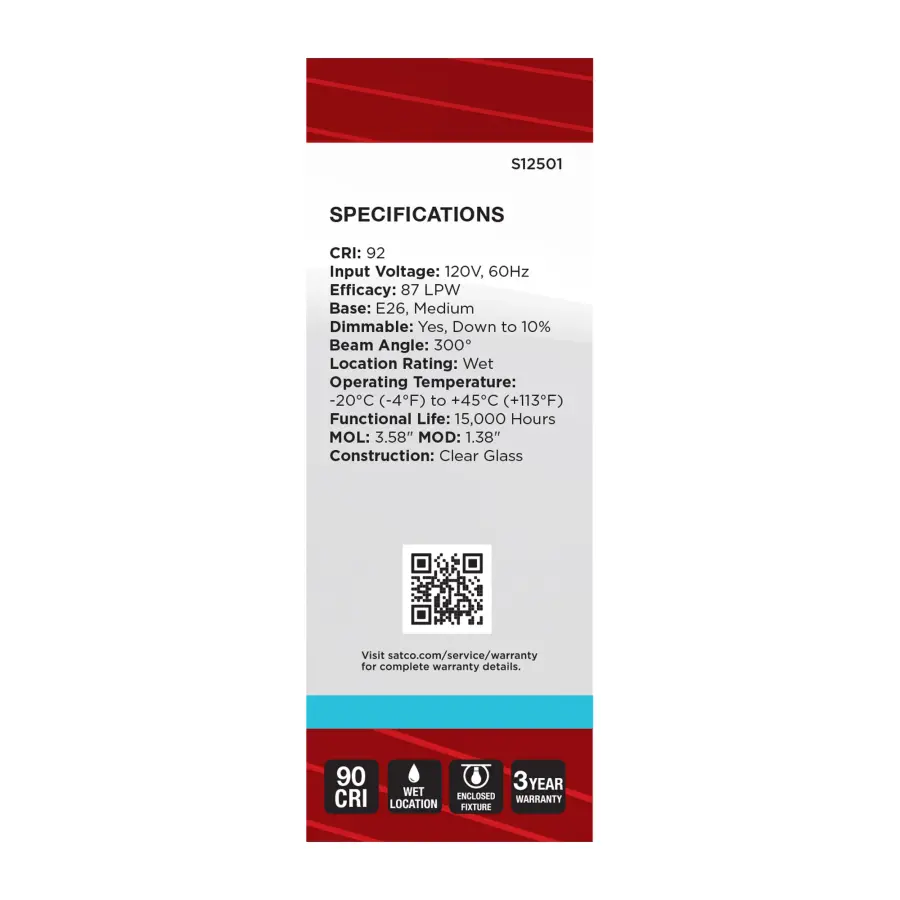 4 Watt B11 LED - Medium Base - Clear - 5000K CCT - 120 Volt - Image 4