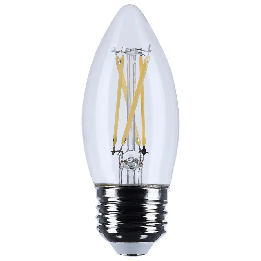 5.5 Watt B11 LED - Medium Base - Clear - 5000K CCT - 120 Volt - Image 1