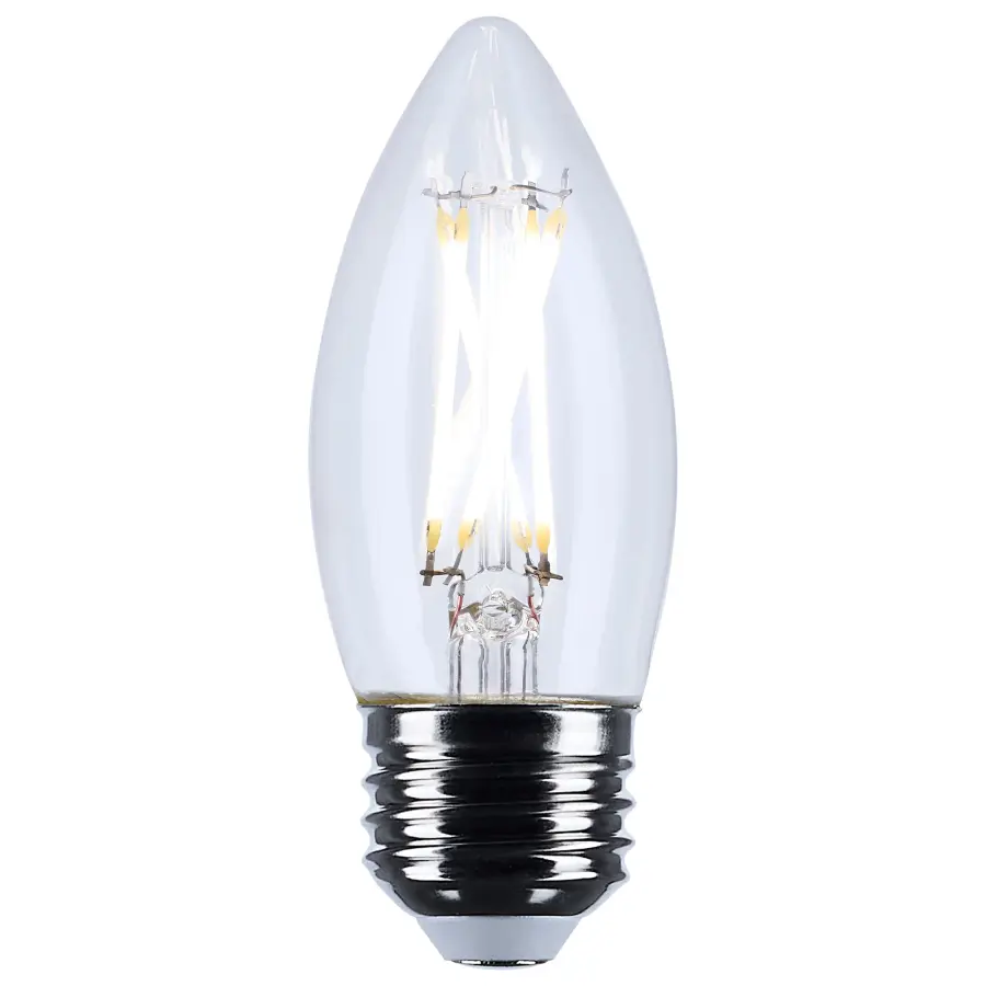5.5 Watt B11 LED - Medium Base - Clear - 5000K CCT - 120 Volt - Image 2
