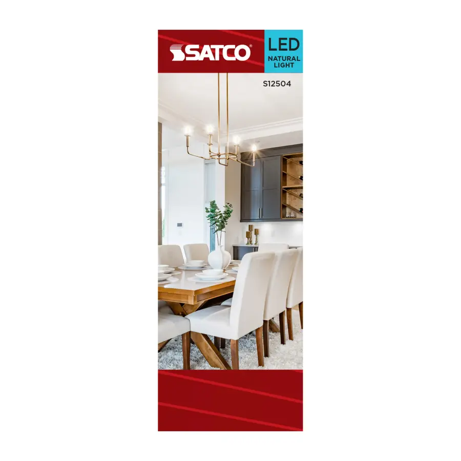 5.5 Watt B11 LED - Medium Base - Clear - 5000K CCT - 120 Volt - Image 4