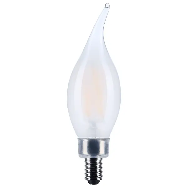 Satco's 4-watt LED lamp is traditional, yet contemporary with its sleek finish and energy saving LED technology. Elegantly illuminate any room in the house with this dimmable, frost finished bulb. Sophisticated and modern, this lamp delivers 15,000 hours of neutral white light.