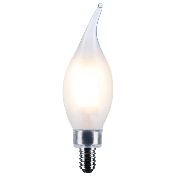 Satco's 4-watt LED lamp is traditional, yet contemporary with its sleek finish and energy saving LED technology. Elegantly illuminate any room in the house with this dimmable, frost finished bulb. Sophisticated and modern, this lamp delivers 15,000 hours of neutral white light. - alternate view