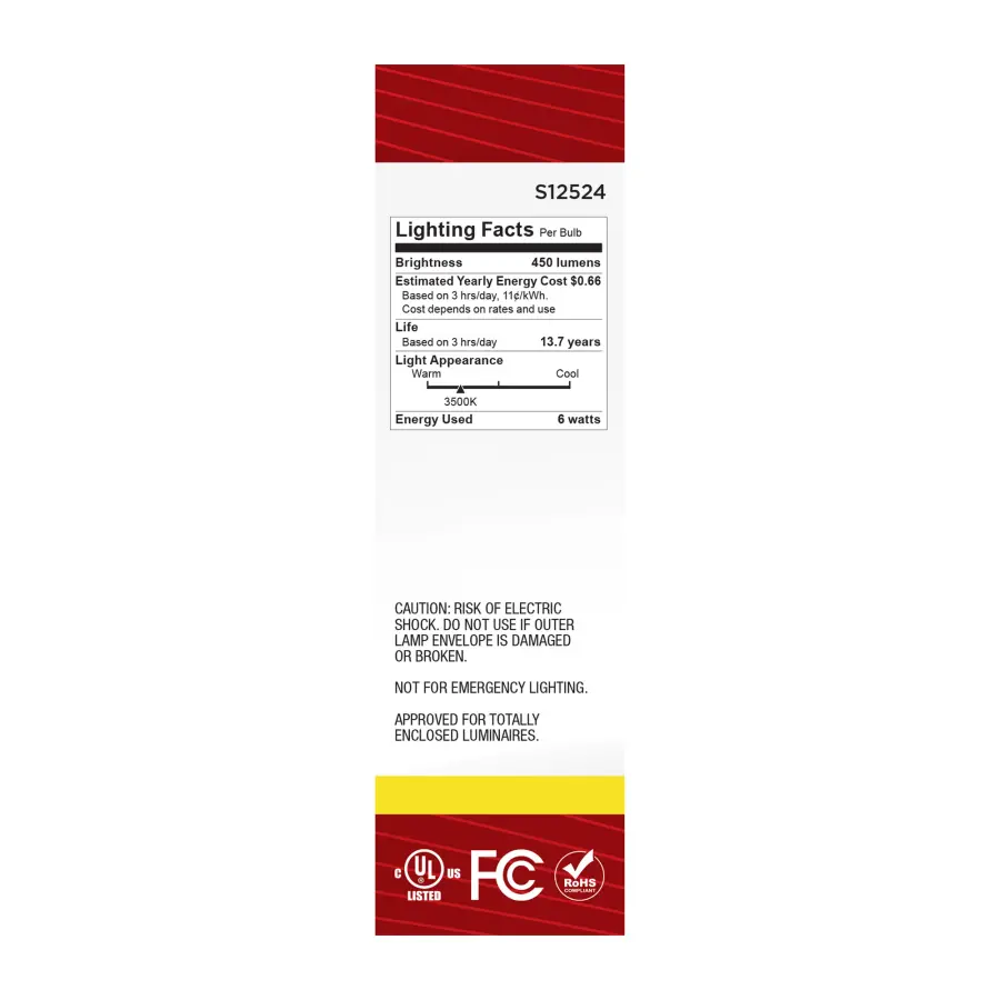 5.5 Watt T10 LED - Medium Base - Clear - 3500K CCT - 120 Volt - Image 5